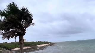 2023年7月26日台風5号接近中の石垣の海