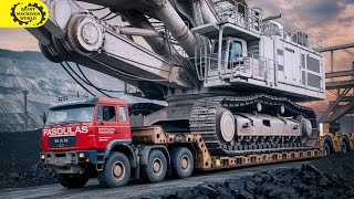 How Do You Move a 125-ton Monster Across a Mining Site | Heavy Equipment in Action