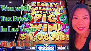 I WON like hitting a JACKPOT‼️and tax free🤑on High Limit BANK BUSTER slot machine in Las Vegas