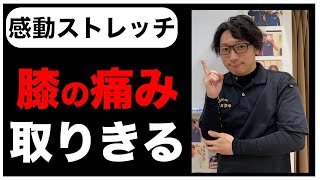 【膝痛を治す】感動ストレッチ!!膝の痛みを取りきるストレッチ[堺市南区光明池整骨院骨盤Lab Corpo]