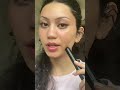 comparing what happens to your face when you blend contour up vs down contourhack bellahadid mode