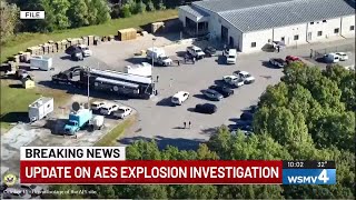 Update on AES explosion investigation