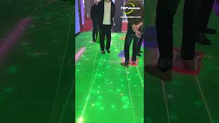 Instant fun! Get your interactive LED floor shines in seconds! ⚡ #shorts #Interactive #leddancefloor