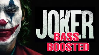 | Joker BGM song Bass Boosted | Joker Theme With Extreme Bass | 6.3 MV BEATZ |