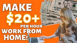 🔥 Get Paid $20 Per Hour To Stay At Home - 7 Sites That Pay $20 A Hour To Stay At Home