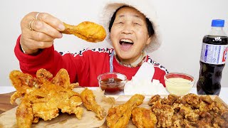 영원씨 시장통닭, 치킨, 닭똥집 먹방 fried chicken mukbang ASMR