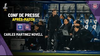 #AJATFC La conférence de presse de Carles M. Novell après Auxerre / TéFéCé