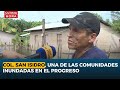 Col. San isidro, una de las comunidades inundadas en el progreso