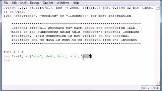 Python Programming Tutorial 9 Sequences and Lists video x flv