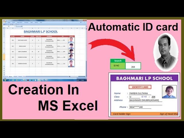 How To Create Employee Id Card In Excel Infoupdate Org