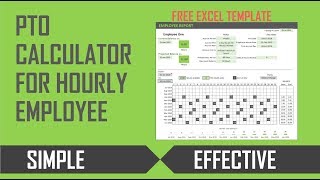 PTO Calculator for Hourly Employee - Free Excel Template