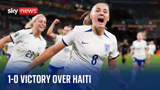Women's World Cup: England win first match with 1-0 victory over Haiti