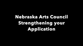 NAC Grants: Strengthening your Application