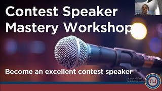 Contest Speaker Mastery - How to Speak Like a Champion