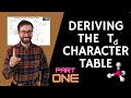 Deriving the Td Character Table Part 1 out of 3- Finding the Symmetry Operations and Classes