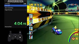 [Speedrun] Woody Woodpecker Racing - World Championship (Expert) - 8:47 (WR)