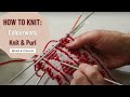 How to knit a stranded colourwork design which includes knits and purls by ARNE & CARLOS.