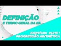 AULA 2 | PROGRESSÃO ARITMÉTICA