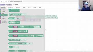 9. DevNet - Convert a Blockly Program to Python or Javascript Using the Blockly Code Editor!