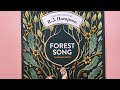 New! R J Hampson’s ‘Forest song’ colouring book Flip | Adult Colouring