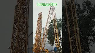 Demontaż żurawia Liebherr 63 K - Poznań