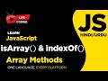 JavaScript Array Methods: isArray() and indexOf() Explained - Hindi/Urdu Tutorial