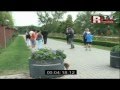 Fozzi pissing in a romanian Park, Lady gaga's dog
