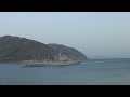 m220305b 【4k】海上自衛隊舞鶴基地 補給艦『ましゅう』 入港②