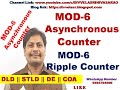 MOD 6 Asynchronous Counter || MOD 6 Ripple Counter || Design MOD 6 Asynchronous(Ripple) Counter