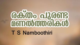 രക്തം പുരണ്ട മണൽത്തരികൾ | T S Namboothiri