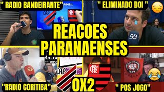 VAMOS RIR! REAÇÕES REACT ATLÉTICO PR eliminado da Copa do Brasil | ATLÉTICO PARANAENSE 0X2 FLAMENGO