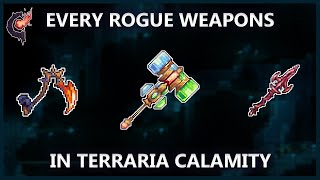 EVERY Rogue Weapons in Terraria Calamity!