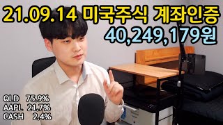 QQQ, QLD, TQQQ 투자자 중에 9월 조정을 믿는 사람은 보세요 (40,249,179원)