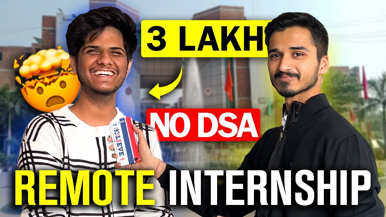 How They Got Remote Internships In First Year Internship Guide For