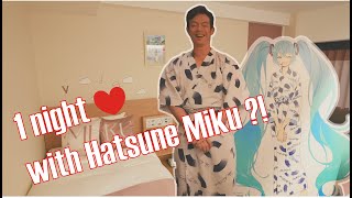 I spent 1 night with Hatsune Miku in Hotel New Otani Tokyo !!