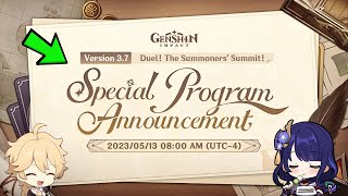 OFFICIAL!! Genshin 3.7 Livestream & New Redeem Codes