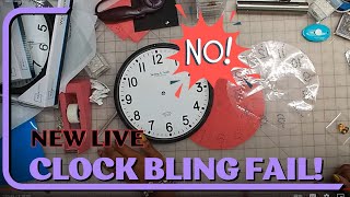 BLING ON TIME!  Let's JAZZ up a CLOCK with BLING and NEW designs for you!