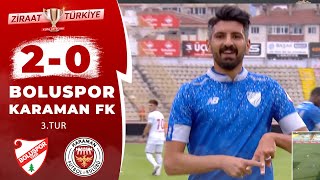 Boluspor 2-0 Karaman FK Spor MAÇ ÖZETİ (Ziraat Türkiye Kupası 3. Tur Maçı) / 01.11.2023