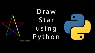 Let's Draw star using python
