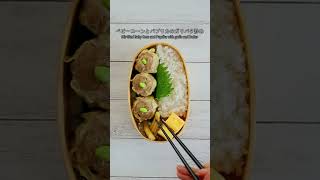 How to pack Japanese Bento🍱 Lunch Box Wappa Bento #32 ~Left half dent~