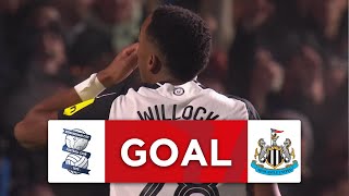 GOAL | Joe Willock | Birmingham City 1-1 Newcastle United | Fourth Round | Emirates FA Cup 2024-25