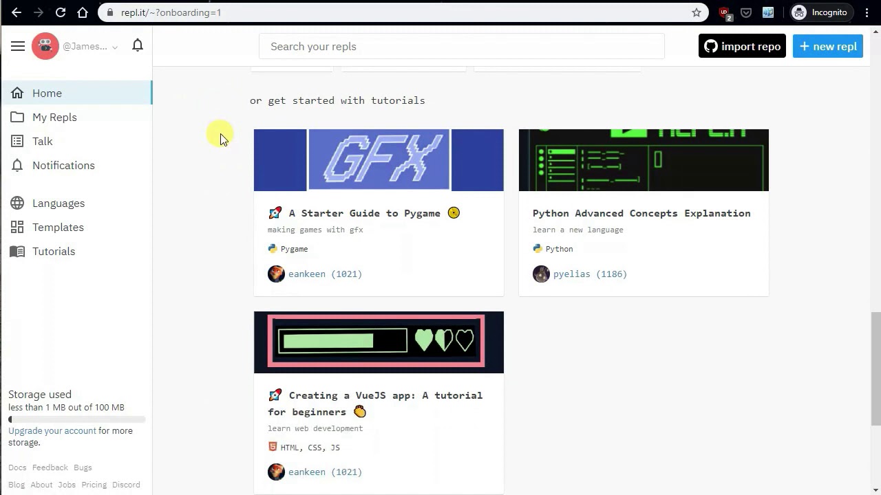 Making Your Hello World Program In Repl It Youtube