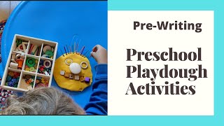 10 Preschool Playdough Activities basic skills