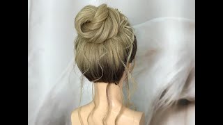 Hairstyle_hair training _آموزش شینیون_شینیون اروپایی