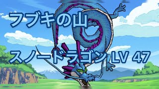 「フブキの山 上級/スノードラゴン LV47」 無課金 ドラゴンクエストウォーク　攻略