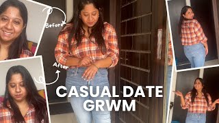 Casual Date GRWM ✨ Effortless \u0026 Chic Look! Flirty \u0026 Fun 💖 Outfit \u0026 Makeup for a Laid-Back Date