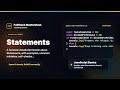 Statements Explained | FullStack Masterclass JavaScript Course