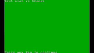 Color command IN QBASIC