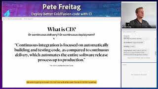 Deploy better ColdFusion code with CI