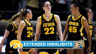 Iowa at Purdue | Extended Highlights | Big Ten Women's Basketball | Jan. 10, 2023